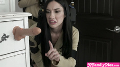 Ghost hunting stepsister Jazmin Luv and BFF Andi Rose slimed by bros prank