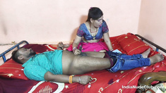 Indian sensual beautiful desi bhabhi hardcore fucking with her husband's friend