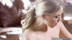 Blonde babe Madi Collins blazing yoga sex with Charlie Phoenix