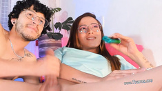 Kinky Partner Blows Shemale Goddess