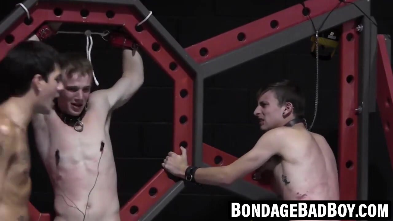 Bondagebadboy porn video – BondageBadBoy.com - Brayland educates his two horny submissive twinks