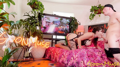 Busty Rose Lynn Gives Horny Shaft Satisfying Ride