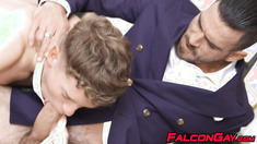 Daddy Paddy OBrian pours exotic stamina into thrusting hard Dean Fresh