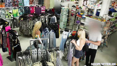 Shoplifter Sofie Reyez getting horny as she sucks officer Mclanes dick