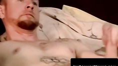 Real amateur receives mouth service to cum geyser