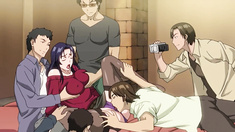 Massive Gangbang for Slutty Cheating Wife on First Casting (Hentai Anime)