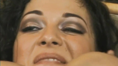 Sensual lesbians get wet and horny eating pussy in POV