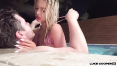 rooting gigantic natural juggs white in lake cas summer