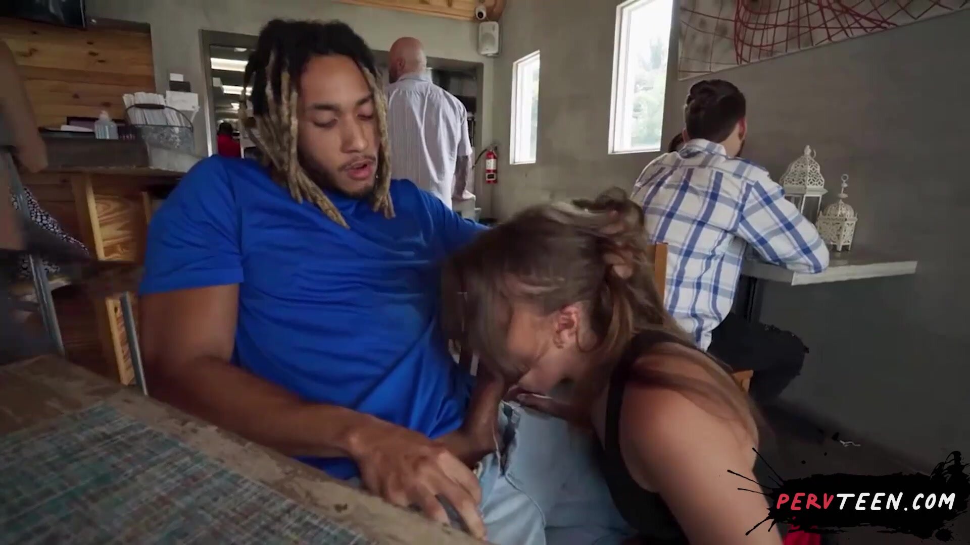 Sluts porn video – new kitchen apprentice gets sneaky fucking and a chef