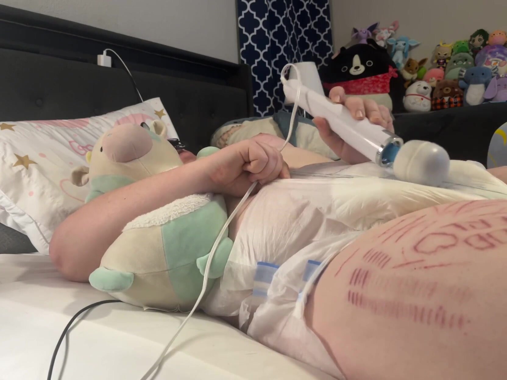Transfem porn video – ily Cumming in my Diaper