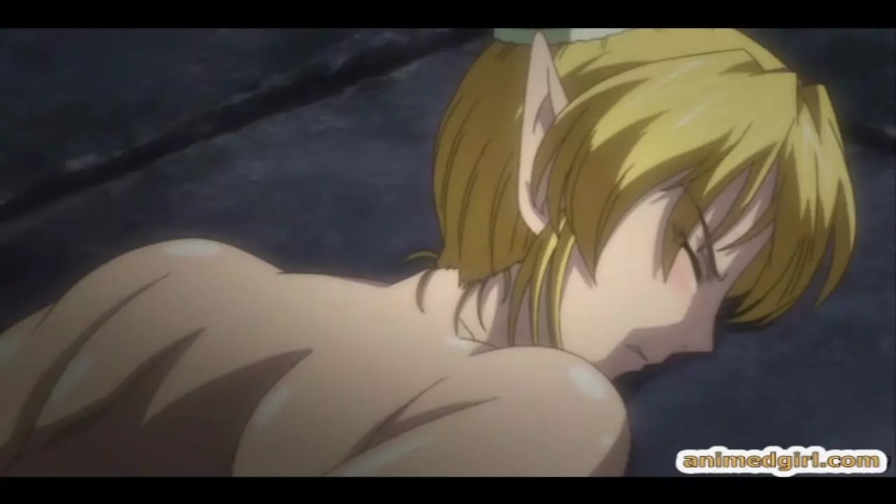 Shemale anime Elf with bigboobs poked from behind