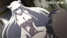 Anime Babe Gives A Tit Job And A Blowjob